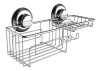Gecko-loc Combo De Ducha Caddy W Ventosas Soporte