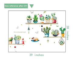 Bnls - Adhesivo Decorativo Con Estilo De Cactus - tienda online