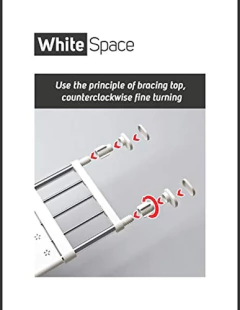 Estantería Extensible De Acero Inoxidable, Color Plateado