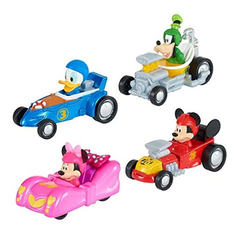 Juego De 4 Piezas De Vehículos De Mickey Mouse