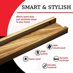 Estantería Flotante De Madera 3 Niveles, Color Marrón - tienda online