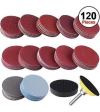 120pcs Disco De Lija De 2 Pulgadas Con 1pc 1/4