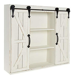 Armario Flotante De Madera Con Dos Puertas,color Blanco - tienda online