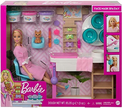 Imagen de Barbie Mascarilla Facial Spa Day Playset Con Muñeca Barbie