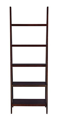 Estantería Tipo Escalera De Madera Marrón 5 Niveles - tienda online