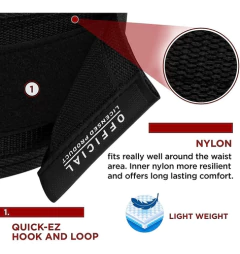 Cinturón De Nylon Rdx, Para Levantamiento De Pesas - tienda online