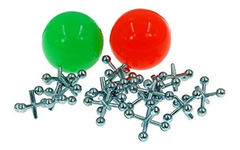 Vintage Metal Jacks Juego Set Retro Juguetes Jax Juego - tienda online