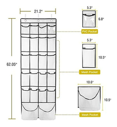 Imagen de Organizador De Zapatos Para Colgar En La Puerta 62x21''