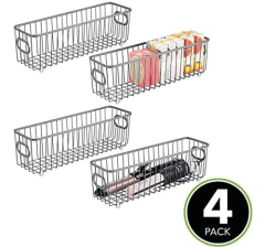 Cesta Organizadora De Almacenamiento De Metal Para Baño - comprar online