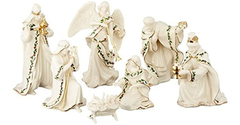 Colección De Porcelana Tesoros De La Aldea De Mistletoe