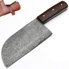 Cuchillo De Carnicero Pal2000, Acero Damasco, 6''