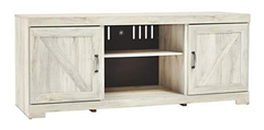 Mueble Para Tv Con 6 Estantes, Color Blanco, 3 Niveles
