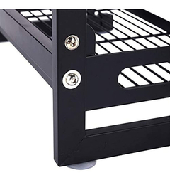 Estanteria Para Especias De 3 Niveles,metal Negro. Toolkiss - tienda online