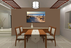Lienzo De Arte Huellas De La Pared Pinturas Al Óleo - comprar online