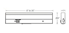 Wac Lighting Ba-acled8-27 / 30al Duo Acled Barra De Luz - tienda online