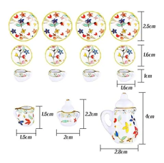 Casas Para Muñecas Y Muñecos, Juego De Té Miniatura - comprar online