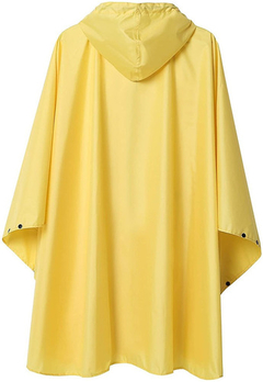 Poncho Para Lluvia Saphirose Con Capucha Y Bolsillos - tienda online