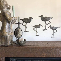 Aves Costeras De Arenero, Pájaros Ornamentales, Arte Decorat - Danielle's Store