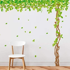 Vinilo Para La Pared Árbol Verde Grande - Danielle's Store