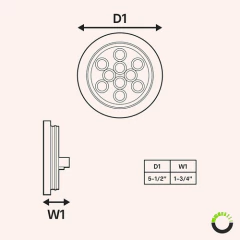 4 Luces Traseras Led Rojas Redondas Para Remolque [certifica - comprar online