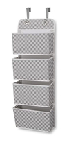 Organizador De 4 Bolsillos 13 X 3.5 X 36 Pulgadas Color Gri