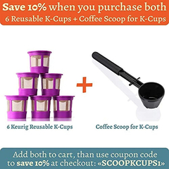 Imagen de Goodcups - 6 Tazas Reutilizables K Para Keurig K-duo