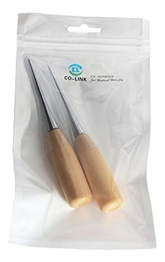 Co-link Aleación De Acero Mango De Madera Punzón Cónicos - tienda online