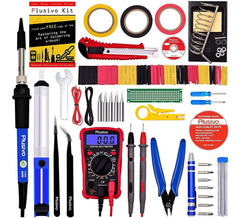 Kit De Cautín Plusivo, 60 W, Ajustable, Con Multímetro - comprar online