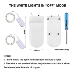 Guirnalda De Luces De Hadas Estrelladas Con 20 Micro Led - tienda online