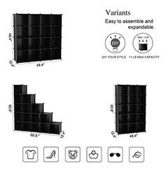 C & Ahome - Organizador De Almacenamiento De Cubos De 16 Uni - tienda online