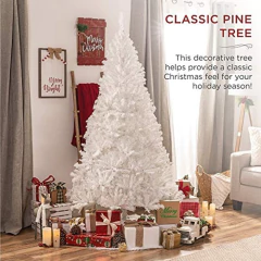 Árbol De Navidad Artificial Con Bisagras Y Soporte De Metal - comprar online