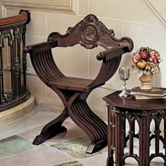 Design Toscano - Silla De Brazo Savonarola - comprar online