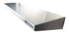 Estantería Flotante De Acero Color Plateado De 25 X 7 In.