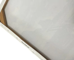 Cuadro De Pared, 3 Paneles Estirada Por Marco De Madera. - Danielle's Store