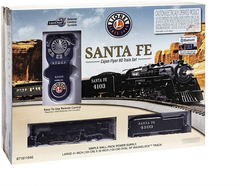 Lionel Santa Fe Cajon Flyer Tren 2-8-4, Con Mando A Distanci