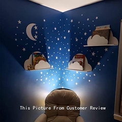 Vinilo Adhesivo Para Pared De Luna Y Estrellas- Juruoxin - comprar online