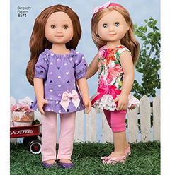Simplicity - Patrones De Costura Para Ropa De Muñeca