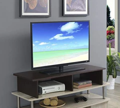 Mueble Para Tv Con Almacenamiento De Madera Color Negro - comprar en línea
