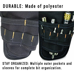 Portataladro Inalámbrico Deluxe En Cuero Color Negro - tienda online