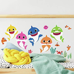 Roommates - Adhesivos Para Pared De Tiburón Para Niños