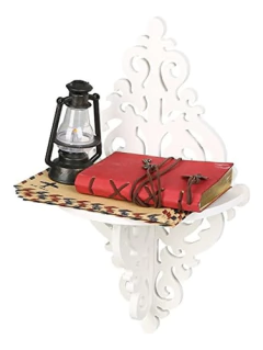 Estantería Flotante De Madera Y Plástico Blanco/ 4 Niveles - comprar online
