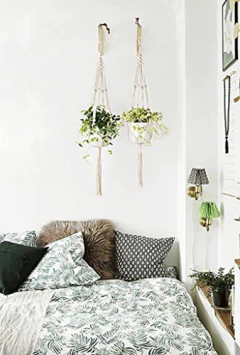 Mkono Macrame - Juego De Colgadores De Macramé - Danielle's Store