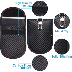 Bolsa P/ Llavero Faraday Ticonn Bloqueo De Señal Rfid 2pack - tienda online