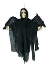 Esqueleto De Horror Colgante De Halloween Negro De 1.8 Pies