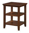 Mesa Auxiliar De Madera Color Marrón/3 Niveles.