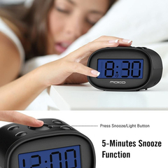 Reloj Despertador Para Niños Digital Luz Nocturna - comprar online