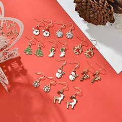 Juego De Aretes De Navidad Para Niñas, Regalo De Navidad - tienda online