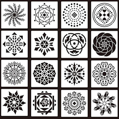 Plantillas De Mandala Reutilizables Para Decoración - Danielle's Store