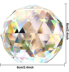 Imagen de Esfera De Cristal De Corte Transparente Para Ventana