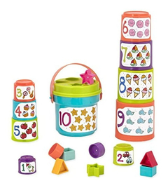 Battat Sort & Stack Vasos Apilables Educativos